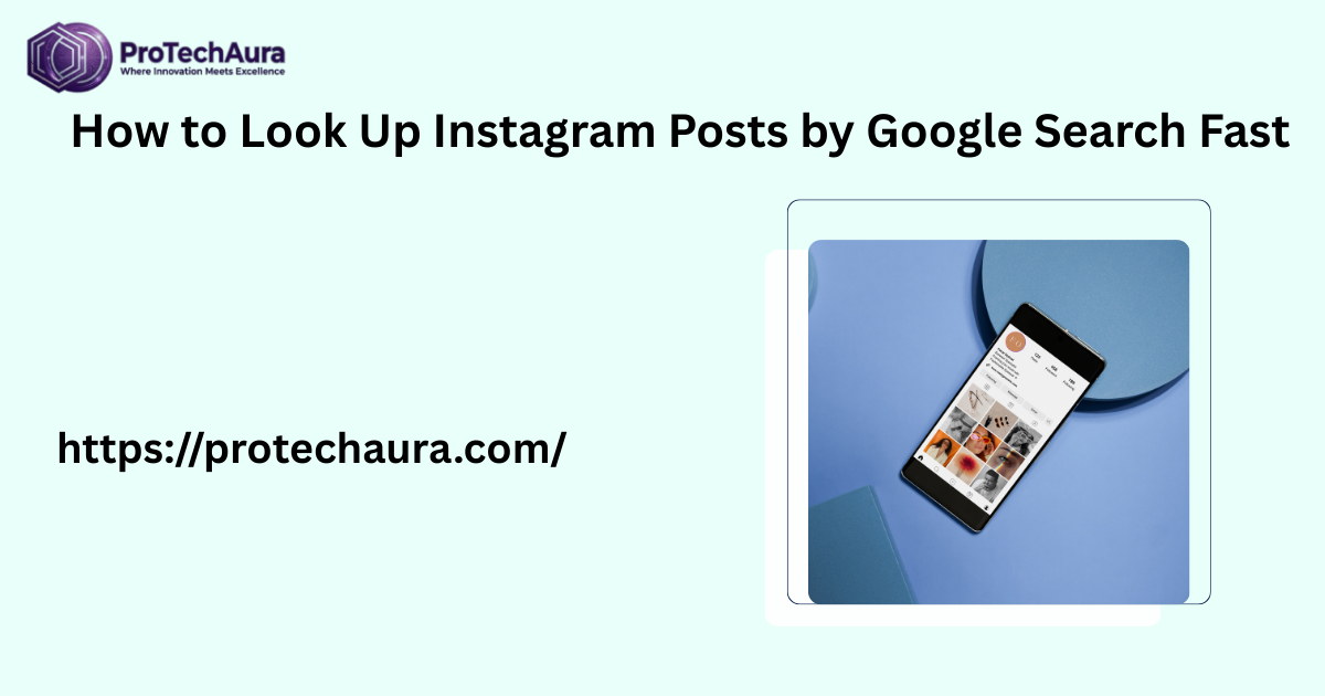 how to look up instagram posts by google search
